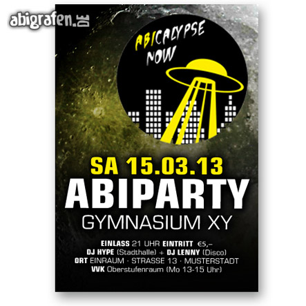 Abishop: Flyer Abiball oder Abiparty